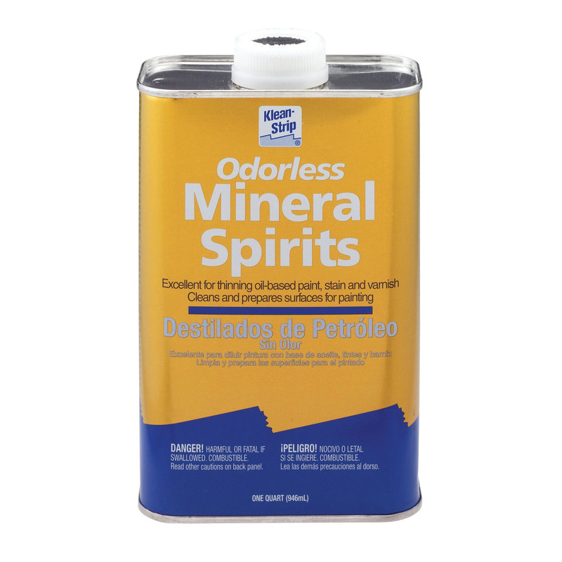 Mineral Spirits - Odorless - Solvent - Quart